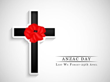 Anzak günü için öğeleri şekil