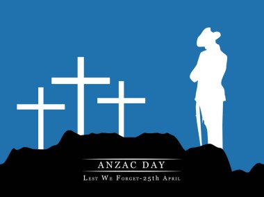 Anzak günü için öğeleri şekil