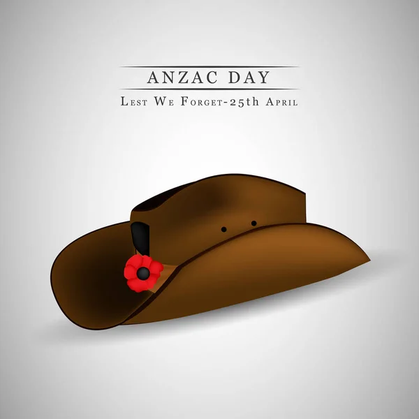 Illustration of elements for Anzac Day — Stock Vector