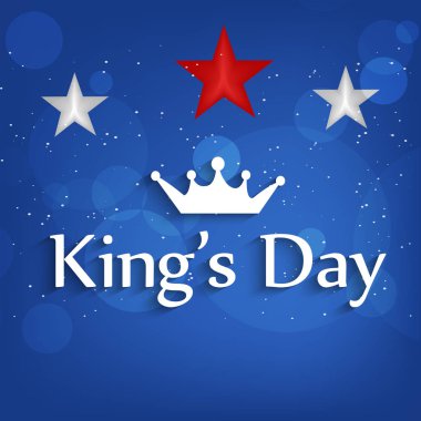 Taç illüstrasyon Kings gün için