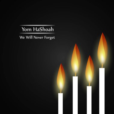 Yahudi Yom Hashoah anma günü arka plan