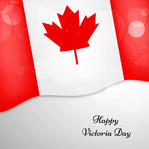 Illustration Canada Victoria Day Background — Stock Vector