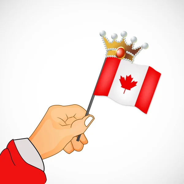 Illustratie Van Canada Victoria Day Achtergrond — Stockvector
