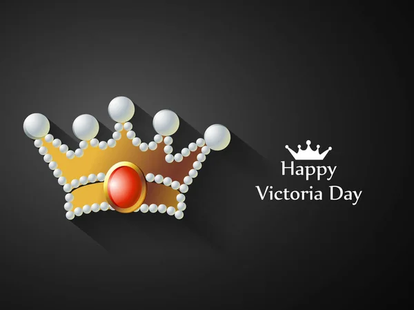 Ilustración Canadá Victoria Day Background — Vector de stock