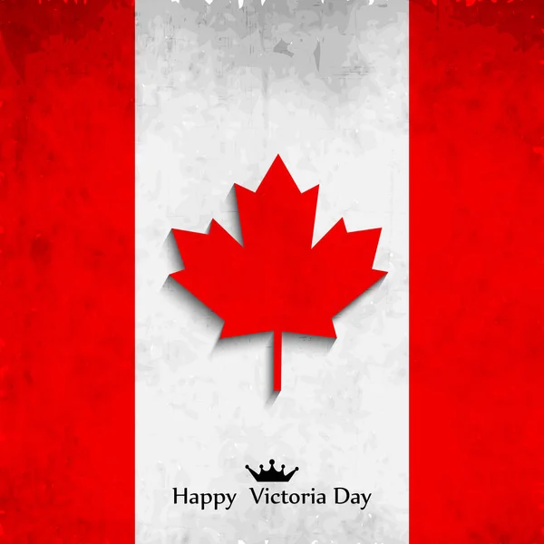 Illustration Canada Victoria Day Background — Stock Vector