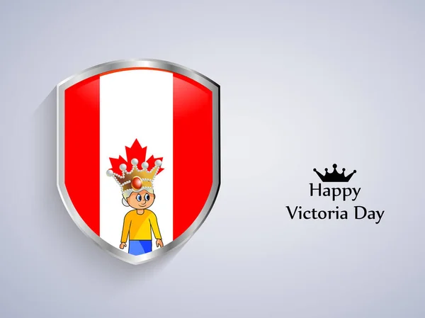 Illustration Canada Victoria Day Background — Stock Vector