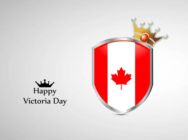 Illustration Canada Victoria Day Background — Stock Vector