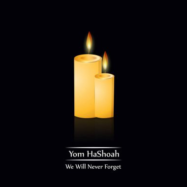 Yahudi Yom Hashoah anma günü arka plan