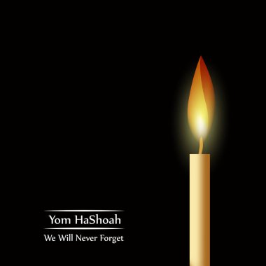 Yahudi Yom Hashoah anma günü arka plan