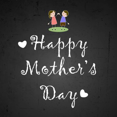 Arka plan illüstrasyon anneler günü için