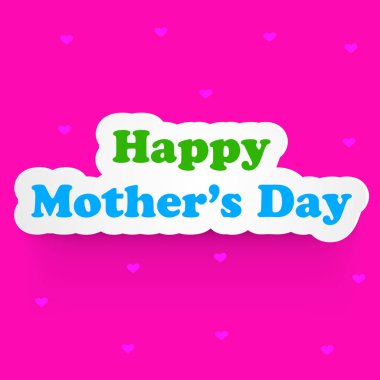 Arka plan illüstrasyon anneler günü için