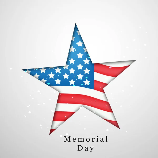 Ilustración Usa Memorial Day Background — Archivo Imágenes Vectoriales