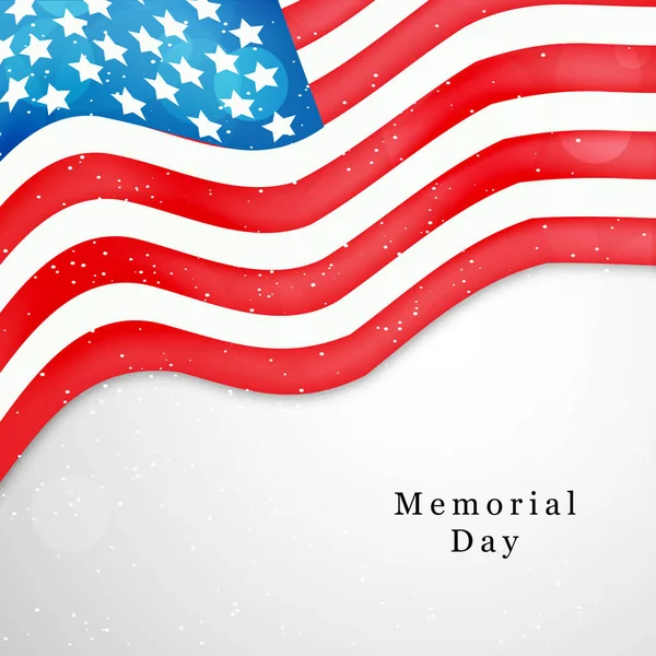Ilustración Usa Memorial Day Background — Archivo Imágenes Vectoriales