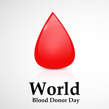 Arka plan illüstrasyon dünya kan donör günü için
