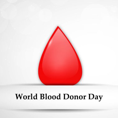 Arka plan illüstrasyon dünya kan donör günü için