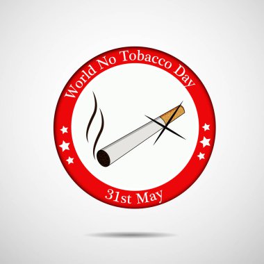 Arka plan illüstrasyon dünya Hayır tütün günü için