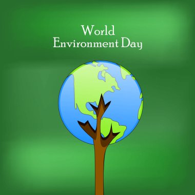 Arka plan illüstrasyon dünya çevre günü için 