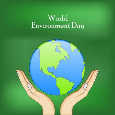 Arka plan illüstrasyon dünya çevre günü için 