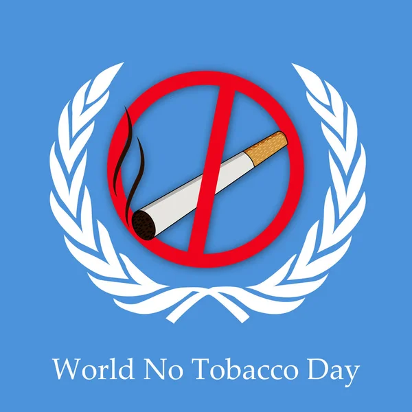 Arka plan illüstrasyon dünya Hayır tütün günü için