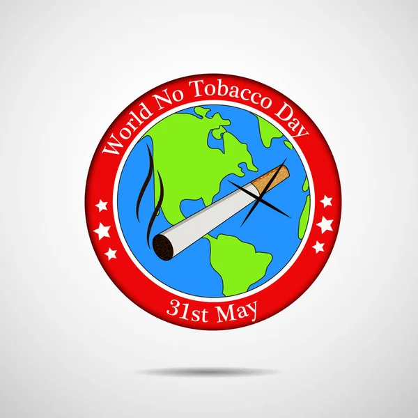 Arka plan illüstrasyon dünya Hayır tütün günü için