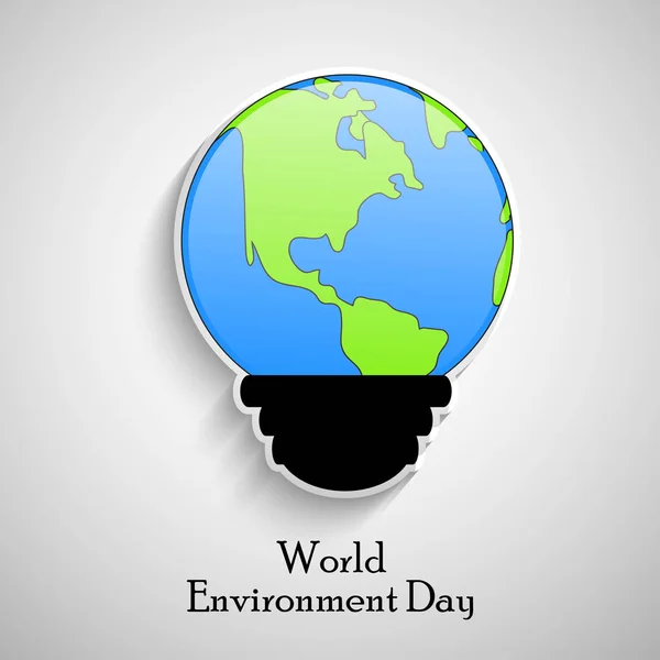 Ilustración de los antecedentes del Día Mundial del Medio Ambiente — Vector de stock