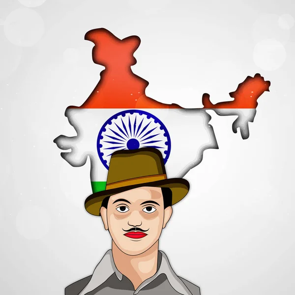 Ilustración Fondo Del Día República India — Vector de stock