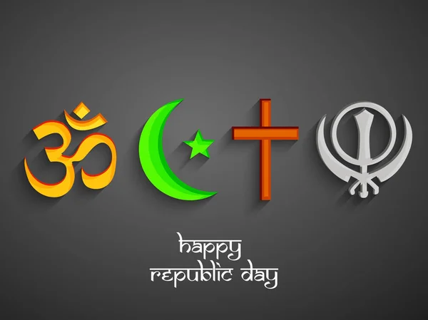 illustration of Indian Republic Day background
