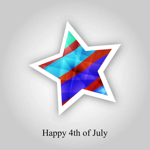 Ілюстрація фон День незалежності США — стоковий вектор