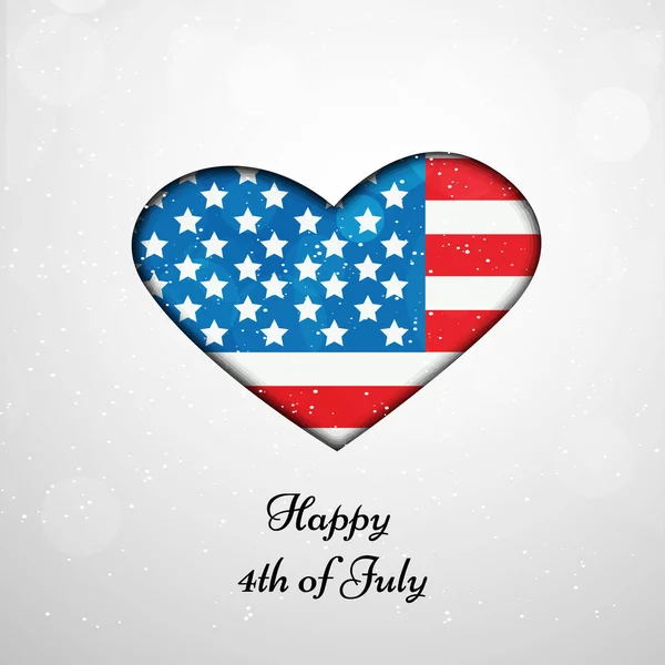 Ілюстрація фон День незалежності США — стоковий вектор