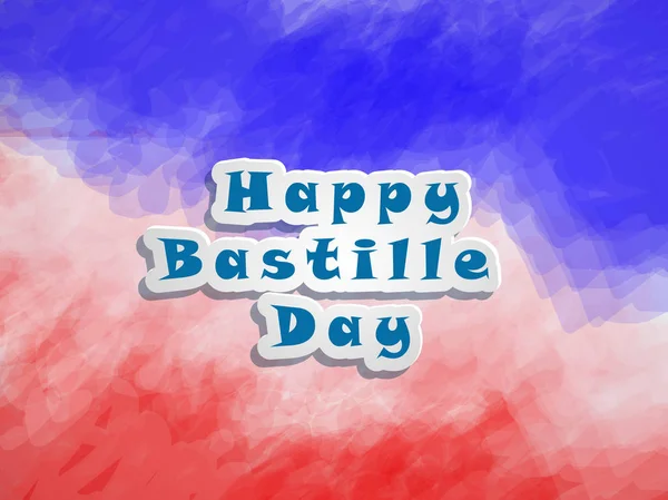 Иллюстрация элементов для фона Дня взятия Бастилии во Франции — стоковый вектор