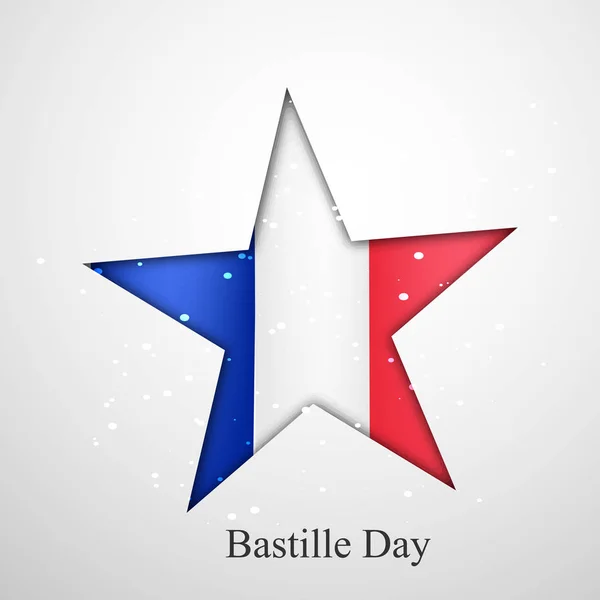 Illustration of elements for France Bastille Day background — Stock Vector