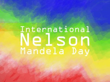 Uluslararası Nelson Mandela günü arka plan resmi 