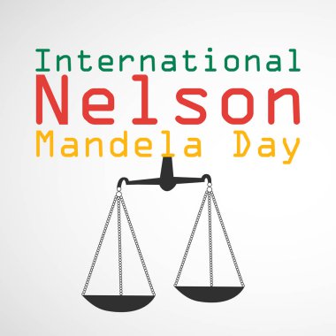 Uluslararası Nelson Mandela günü arka plan resmi 