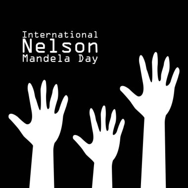 Uluslararası Nelson Mandela günü arka plan resmi