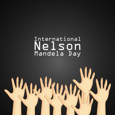 Uluslararası Nelson Mandela günü arka plan resmi