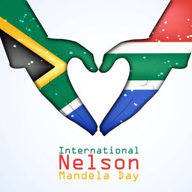 Uluslararası Nelson Mandela günü arka plan resmi