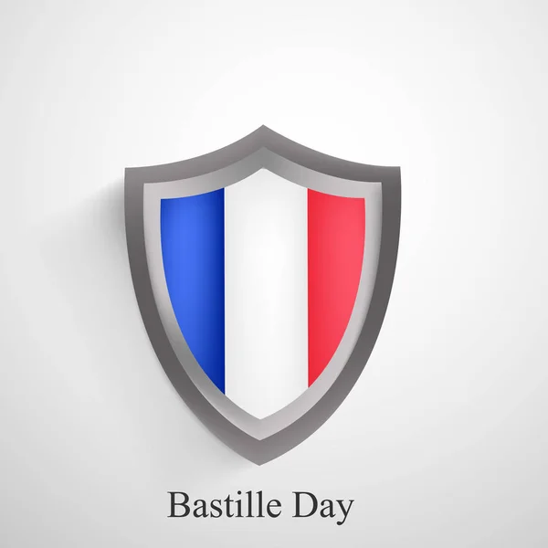 Illustration of elements for France Bastille Day background — Stock Vector