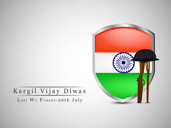 Ілюстрація Kargil Vijay Diwas фон — стоковий вектор