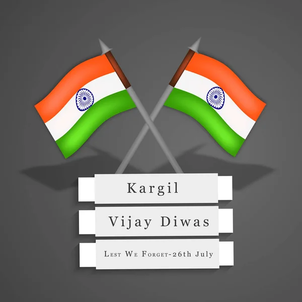 Ілюстрація Kargil Vijay Diwas фон — стоковий вектор