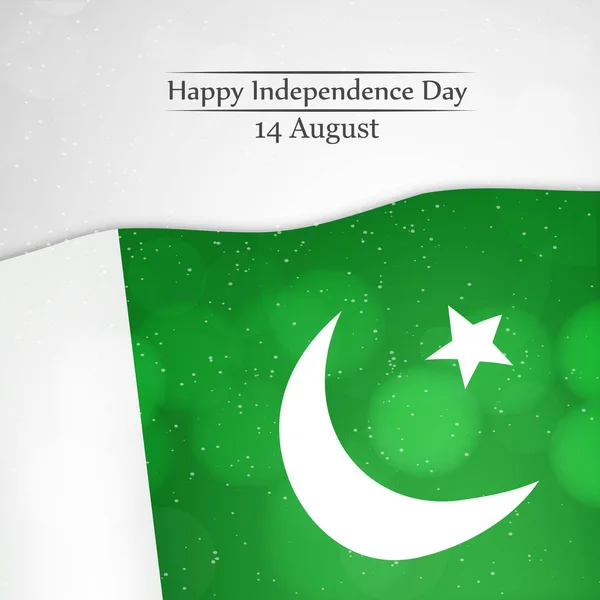 Ілюстрації Дня незалежності Пакистану фон 14 серпня — стоковий вектор