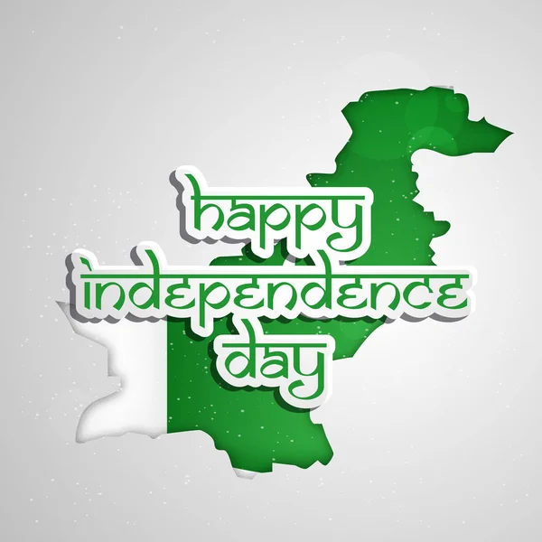 Pakistan Bağımsızlık Günü Arka Plan 14 Ağustos illüstrasyon — Stok Vektör