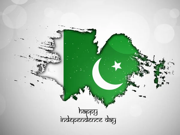 Ilustración de Pakistán Día de la Independencia Antecedentes 14 de agosto — Archivo Imágenes Vectoriales