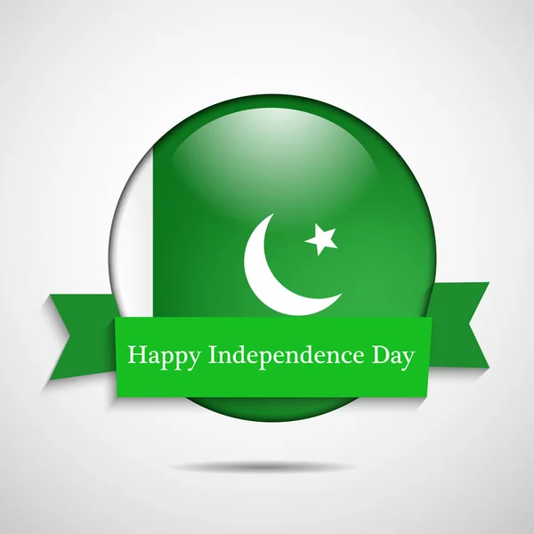 Illustratie van Pakistan Independence Day achtergrond 14 van augustus — Stockvector