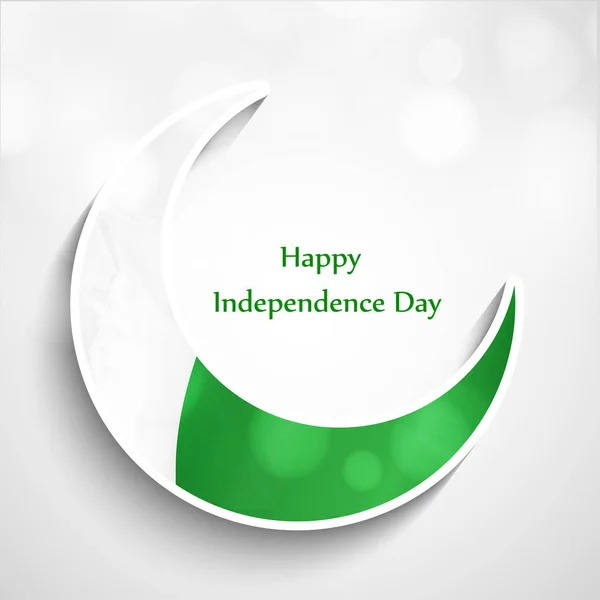 Illustration av Pakistan självständighetsdagen bakgrund 14 augusti — Stock vektor