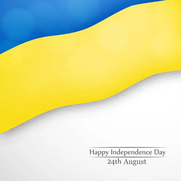 Illustration av Ukrainas självständighetsdag bakgrund 24 augusti — Stock vektor