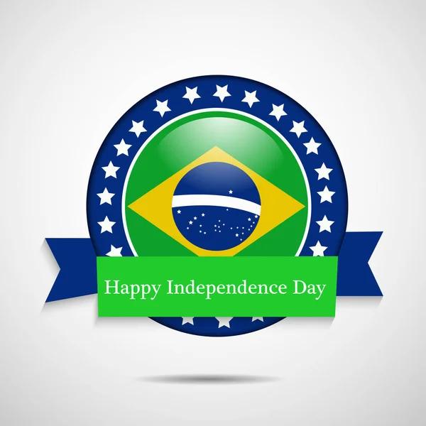 Illustrazione degli elementi per il giorno dell'indipendenza del Brasile — Vettoriale Stock