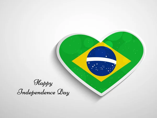 Ilustración de elementos para el Día de la Independencia de Brasil — Vector de stock