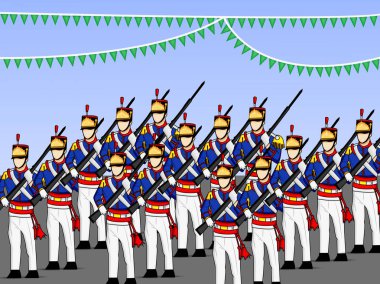 Çizimi öğeleri için Brezilya Bağımsızlık günü