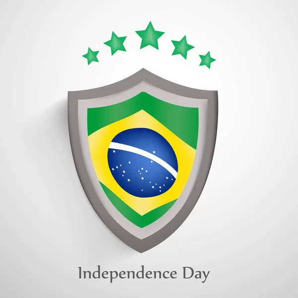 Illustration of elements for Brazil Independence Day — Stock Vector