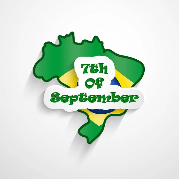 Illustratie van elementen voor de dag van de onafhankelijkheid van Brazilië — Stockvector